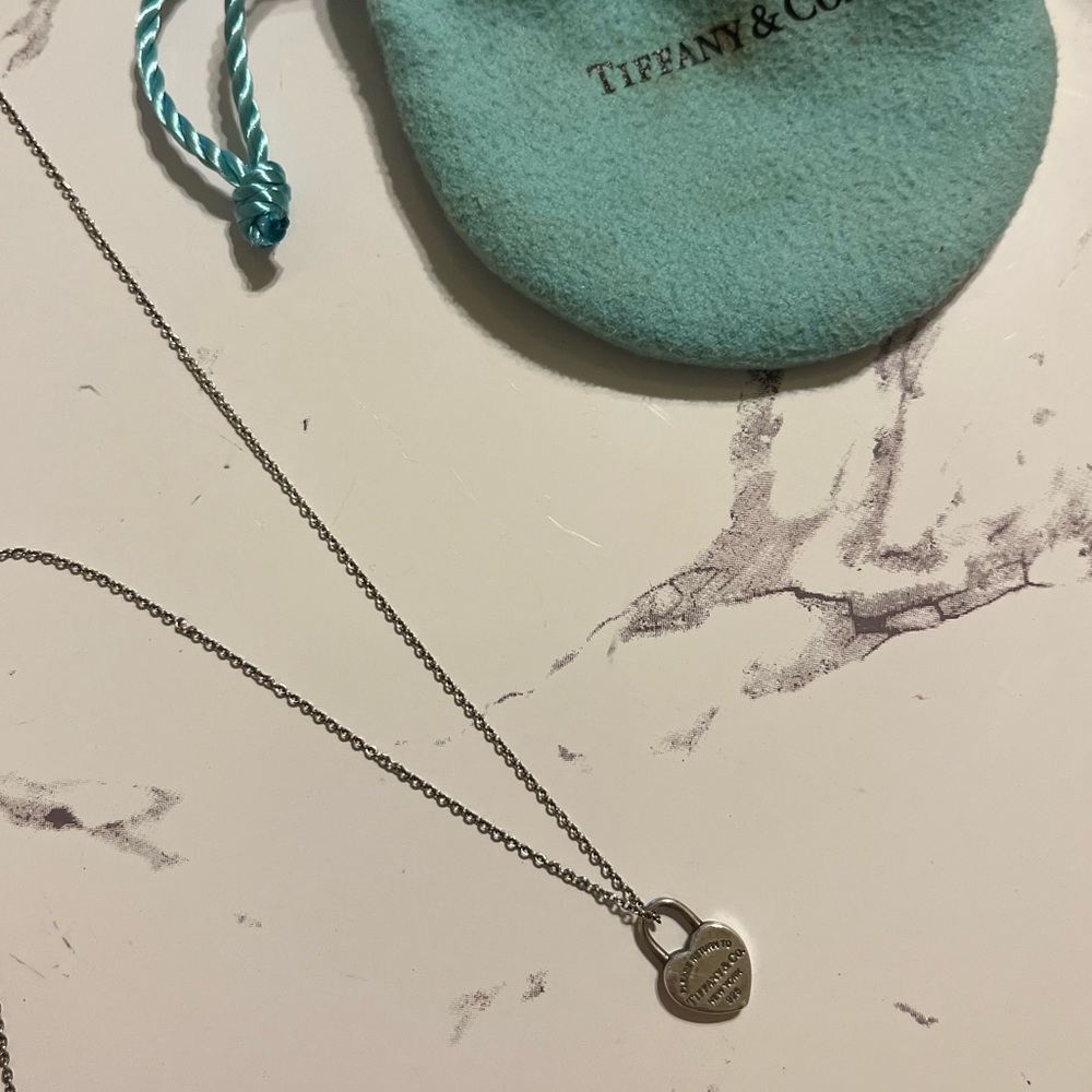 Tiffany Heart Pendant Necklace